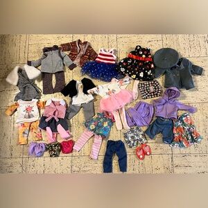 Lot of 18” Doll Clothing